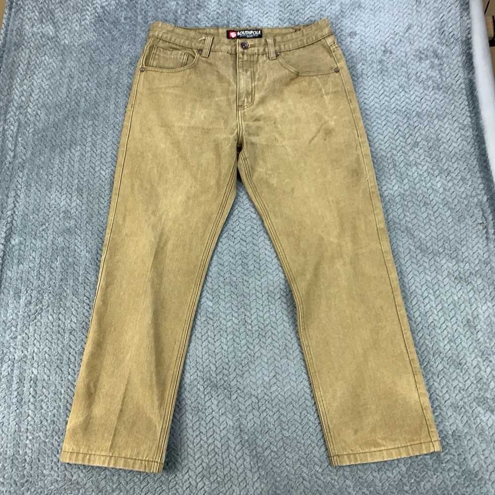 Southpole Jeans Men's 36x30 (Fits 35x29) Beige Straight Leg Original Collection*